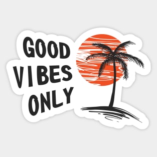 Good Vibe Beach Sticker